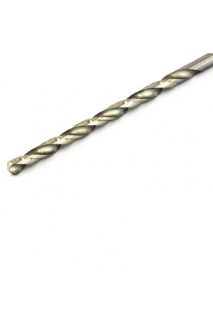 Сверло по металлу 4.8 х 132 мм, полированное, удл, HSS, 10 шт, цилиндрический хвостовик Matrix