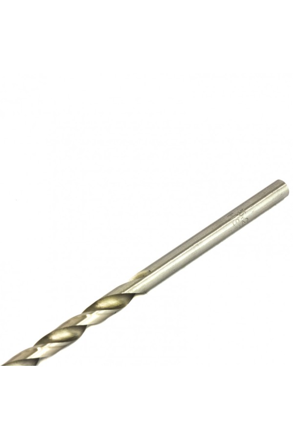 Сверло по металлу, 5.2 х 132 мм, полированное, удл, HSS, 10 шт, цилиндрический хвостовик Matrix