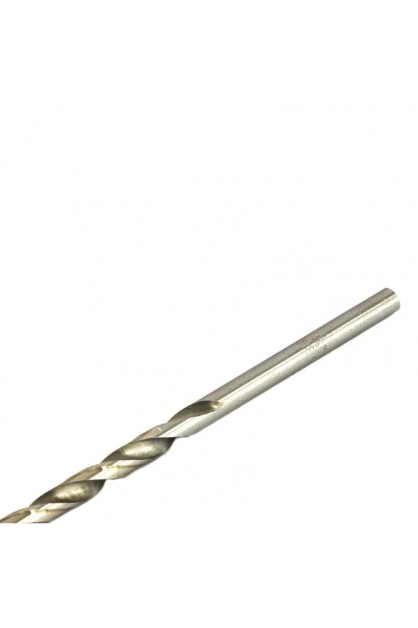 Сверло по металлу, 5.5 х 139 мм, полированное, удл, HSS, 10 шт, цилиндрический хвостовик Matrix