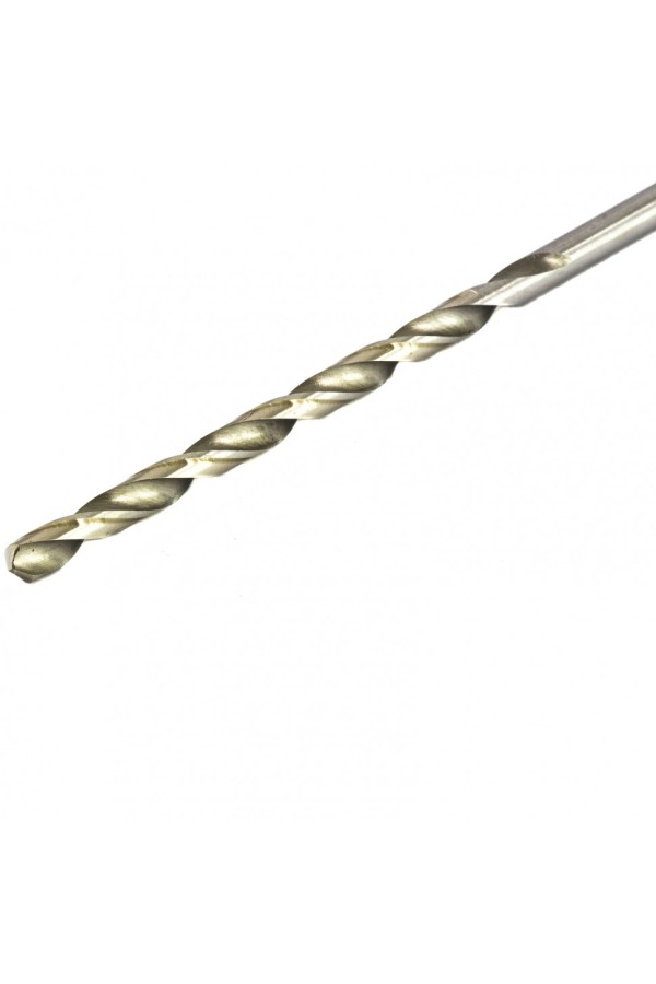 Сверло по металлу, 5.5 х 139 мм, полированное, удл, HSS, 10 шт, цилиндрический хвостовик Matrix