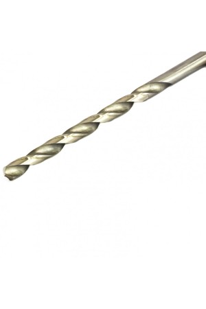 Сверло по металлу, 6 х 139 мм, полированное, удл, HSS, 10 шт, цилиндрический хвостовик Matrix