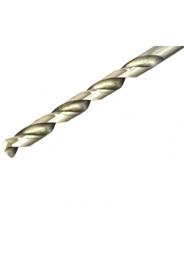 Сверло по металлу, 8.5 х 165 мм, полированное, удл, HSS, 5 шт, цилиндрический хвостовик Matrix