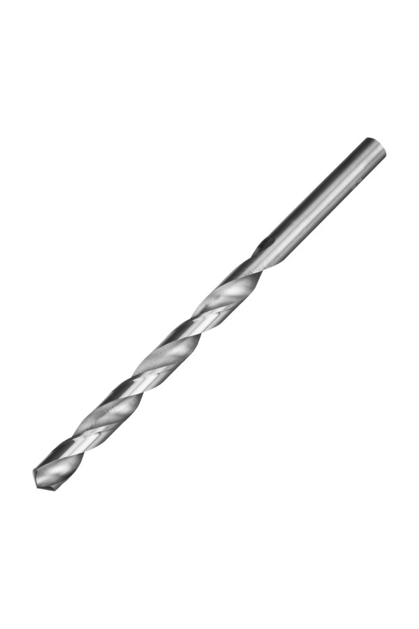 Сверло по металлу, 12 х 205 мм, полированное, удл, HSS, 5 шт, цилиндрический хвостовик Matrix