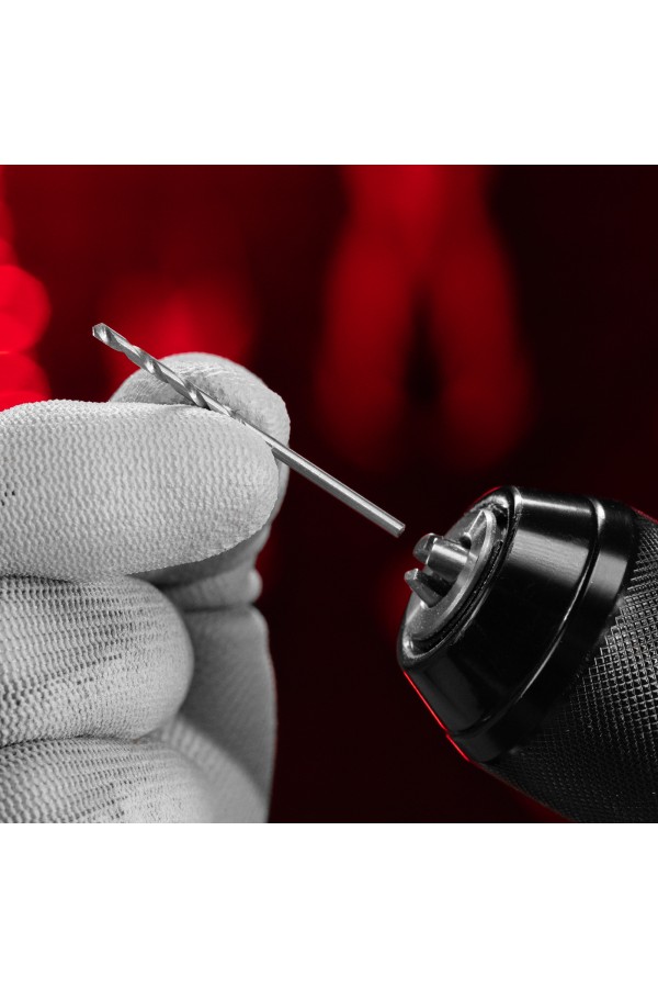 Сверло по металлу, 2 мм, полированное, HSS, 10 шт, цилиндрический хвостовик Matrix