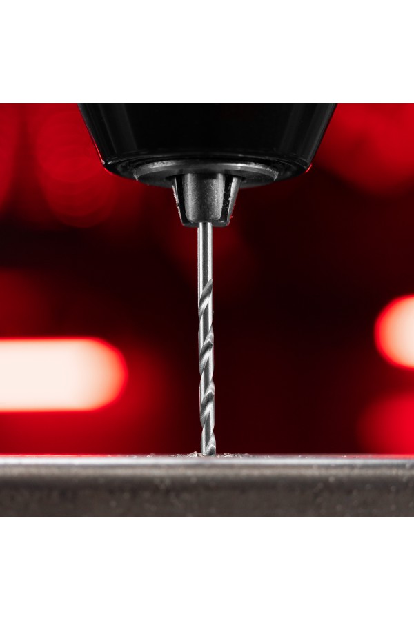 Сверло по металлу, 2 мм, полированное, HSS, 10 шт, цилиндрический хвостовик Matrix