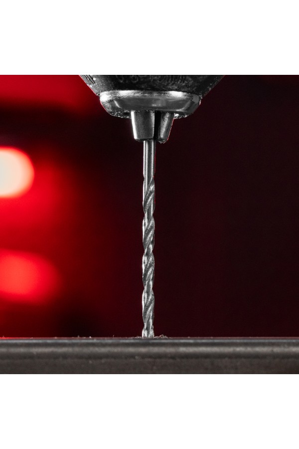 Сверло по металлу, 2.5 мм, полированное, HSS, 10 шт, цилиндрический хвостовик Matrix