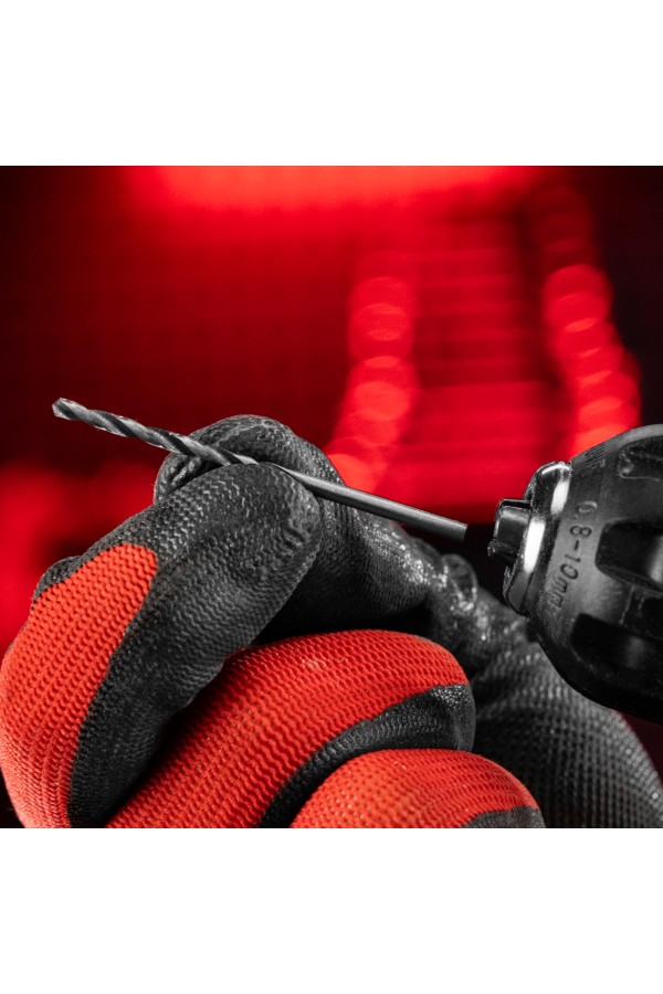 Сверло по металлу, 2.5 мм, полированное, HSS, 10 шт, цилиндрический хвостовик Matrix