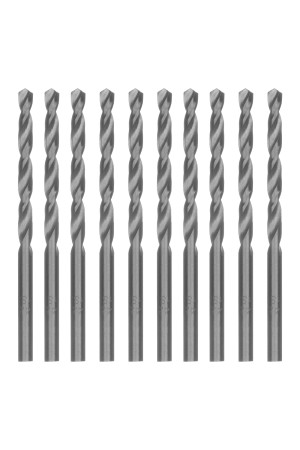 Сверло по металлу, 4.5 мм, полированное, HSS, 10 шт, цилиндрический хвостовик Matrix