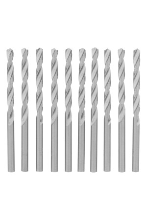 Сверло по металлу, 5.5 мм, полированное, HSS, 10 шт, цилиндрический хвостовик Matrix