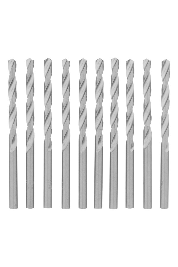 Сверло по металлу, 5.5 мм, полированное, HSS, 10 шт, цилиндрический хвостовик Matrix