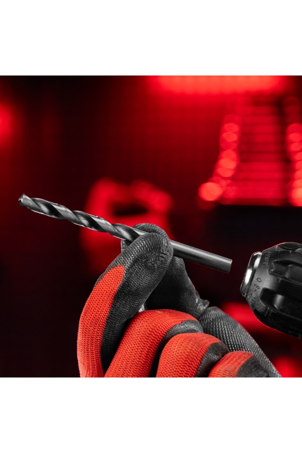 Сверло по металлу, 6.5 мм, полированное, HSS, 10 шт, цилиндрический хвостовик Matrix