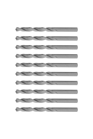 Сверло по металлу, 8 мм, полированное, HSS, 10 шт, цилиндрический хвостовик Matrix