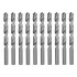 Сверло по металлу, 9 мм, полированное, HSS, 10 шт, цилиндрический хвостовик Matrix