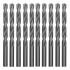 Сверло по металлу, 9.5 мм, полированное, HSS, 10 шт, цилиндрический хвостовик Matrix