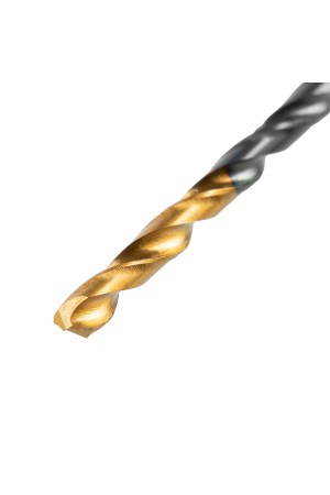 Сверло по металлу, 3 мм, HSS-Tin, Golden Tip, 10 шт. Denzel