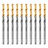 Сверло по металлу, 3,5 мм, HSS-Tin, Golden Tip, 10 шт. Denzel