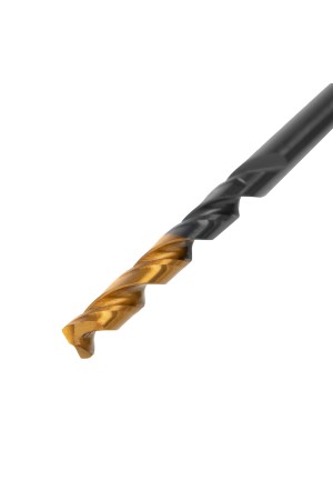 Сверло по металлу, 3,5 мм, HSS-Tin, Golden Tip, 10 шт. Denzel