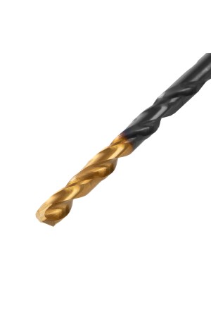 Сверло по металлу, 3,8 мм, HSS-Tin, Golden Tip, 10 шт. Denzel