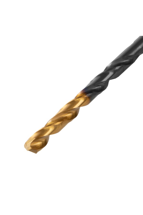 Сверло по металлу, 3,8 мм, HSS-Tin, Golden Tip, 10 шт. Denzel
