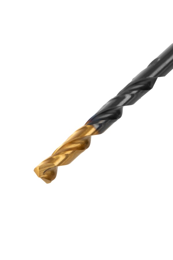 Сверло по металлу, 4,2 мм, HSS-Tin, Golden Tip, 10 шт. Denzel
