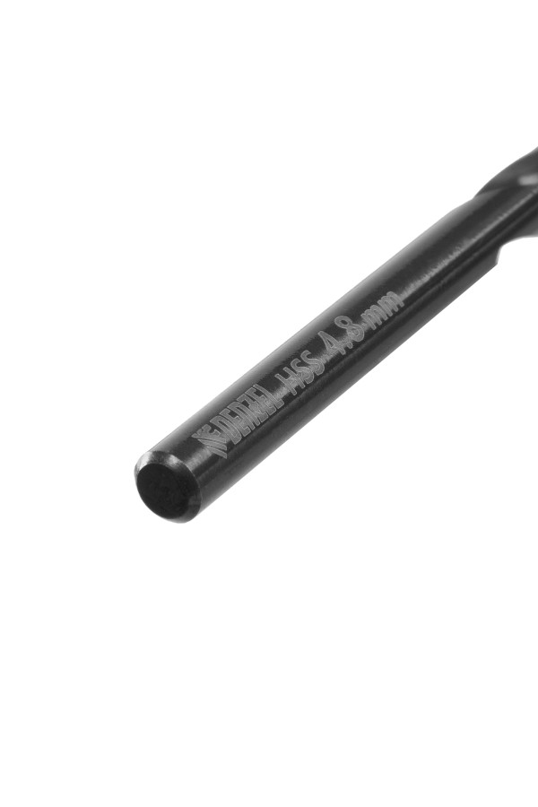 Сверло по металлу, 4,8 мм, HSS-Tin, Golden Tip, 10 шт. Denzel