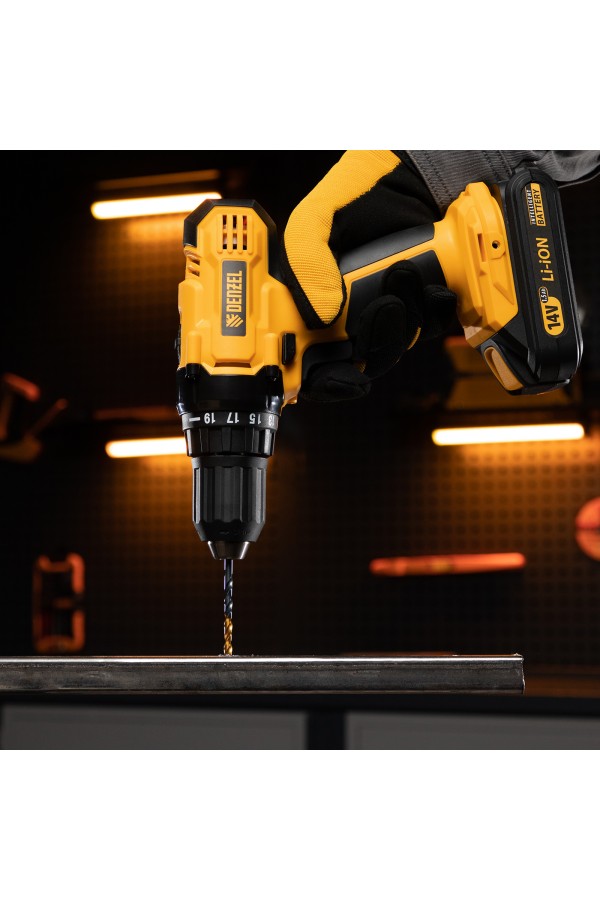 Сверло по металлу, 5 мм, HSS-Tin, Golden Tip, 10 шт. Denzel