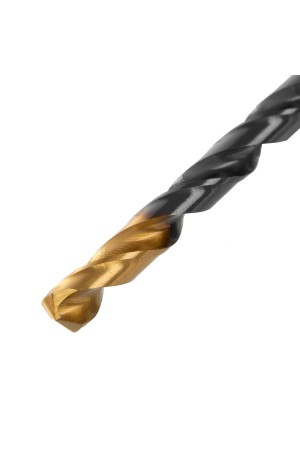 Сверло по металлу, 5,5 мм, HSS-Tin, Golden Tip, 10 шт. Denzel
