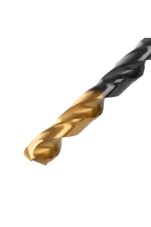 Сверло по металлу, 6,5 мм, HSS-Tin, Golden Tip, 10 шт. Denzel