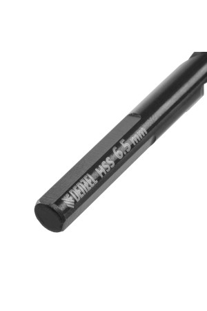 Сверло по металлу, 6,5 мм, HSS-Tin, Golden Tip, 10 шт. Denzel