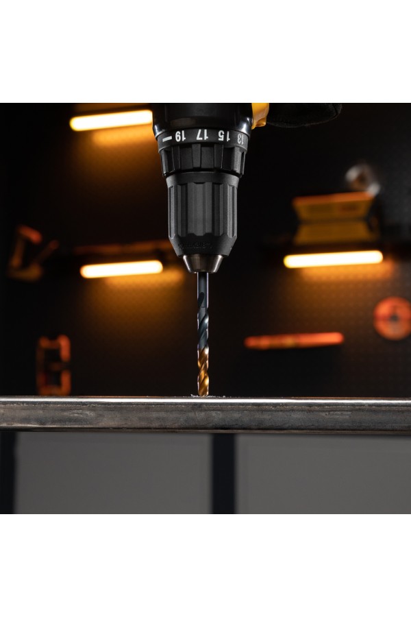 Сверло по металлу, 7 мм, HSS-Tin, Golden Tip, 10 шт. Denzel