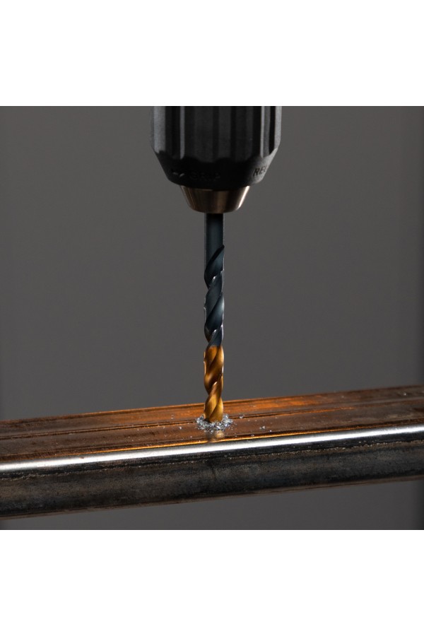 Сверло по металлу, 7 мм, HSS-Tin, Golden Tip, 10 шт. Denzel