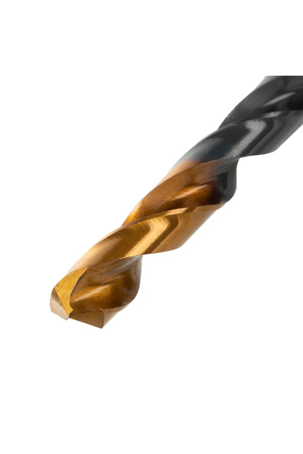 Сверло по металлу, 7,5 мм, HSS-Tin, Golden Tip, 8 шт. Denzel