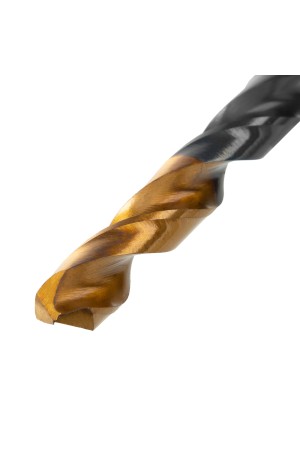 Сверло по металлу, 8,5 мм, HSS-Tin, Golden Tip, 8 шт. Denzel