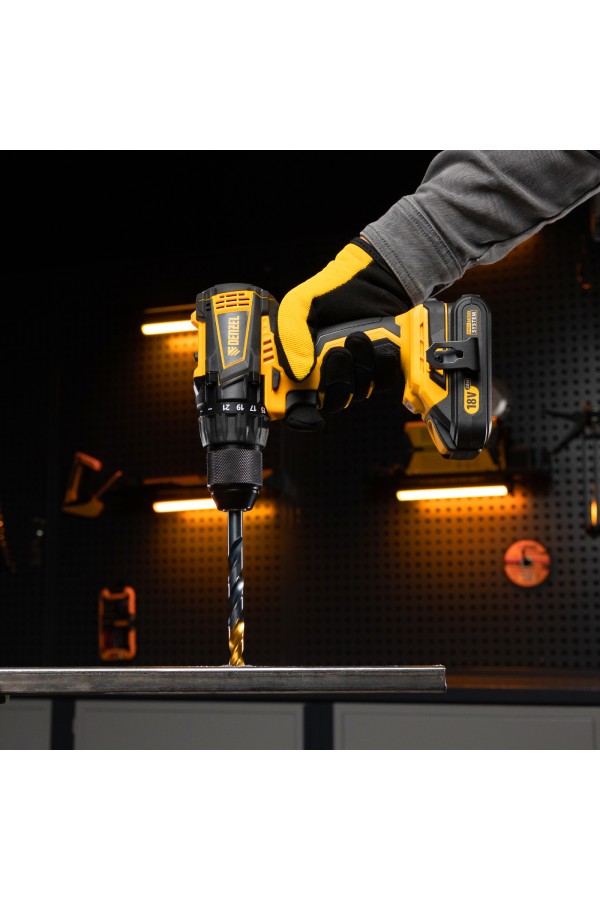 Сверло по металлу, 12 мм, HSS-Tin, Golden Tip, 6 шт. Denzel