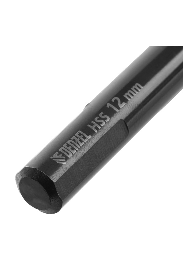 Сверло по металлу, 12 мм, HSS-Tin, Golden Tip, 6 шт. Denzel