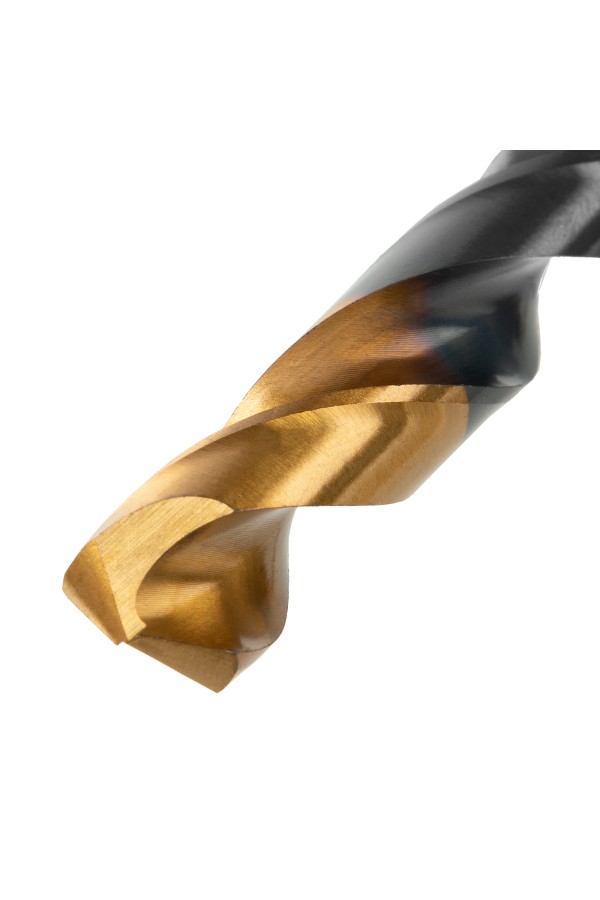 Сверло по металлу, 12 мм, HSS-Tin, Golden Tip, 6 шт. Denzel