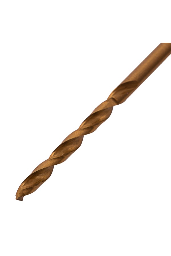 Сверло по металлу, 2.5 мм, HSS, нитридтитановое покрытие, цилиндрический хвостовик Matrix