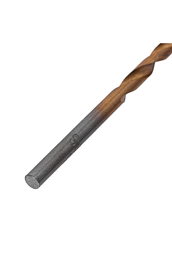 Сверло по металлу, 3 мм, HSS, нитридтитановое покрытие, цилиндрический хвостовик Matrix