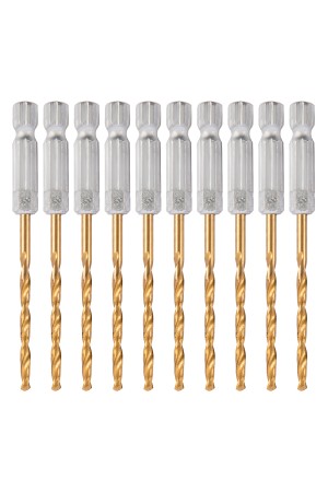 Сверло по металлу, 3 мм, HSS, нитридтитановое покрытие, шестигранный хвостовик Matrix