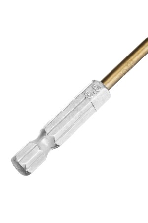 Сверло по металлу, 3.5 мм, HSS, нитридтитановое покрытие, шестигранный хвостовик Matrix