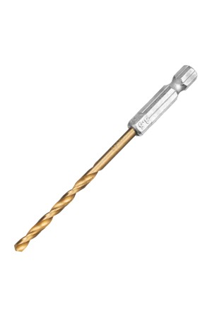 Сверло по металлу, 3.5 мм, HSS, нитридтитановое покрытие, шестигранный хвостовик Matrix