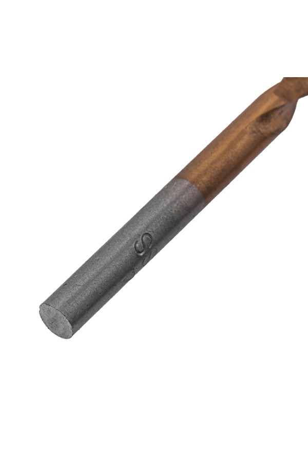 Сверло по металлу, 4 мм, HSS, нитридтитановое покрытие, цилиндрический хвостовик Matrix