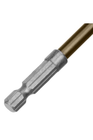 Сверло по металлу, 6 мм, HSS, нитридтитановое покрытие, шестигранный хвостовик Matrix