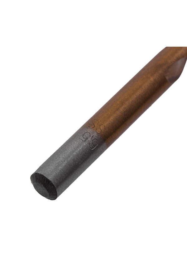 Сверло по металлу, 6.5 мм, HSS, нитридтитановое покрытие, цилиндрический хвостовик Matrix