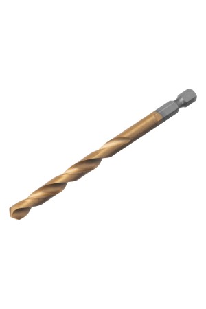 Сверло по металлу, 7 мм, HSS, нитридтитановое покрытие, шестигранный хвостовик Matrix