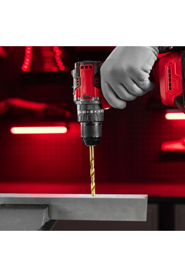 Сверло по металлу, 8 мм, HSS, нитридтитановое покрытие, цилиндрический хвостовик Matrix