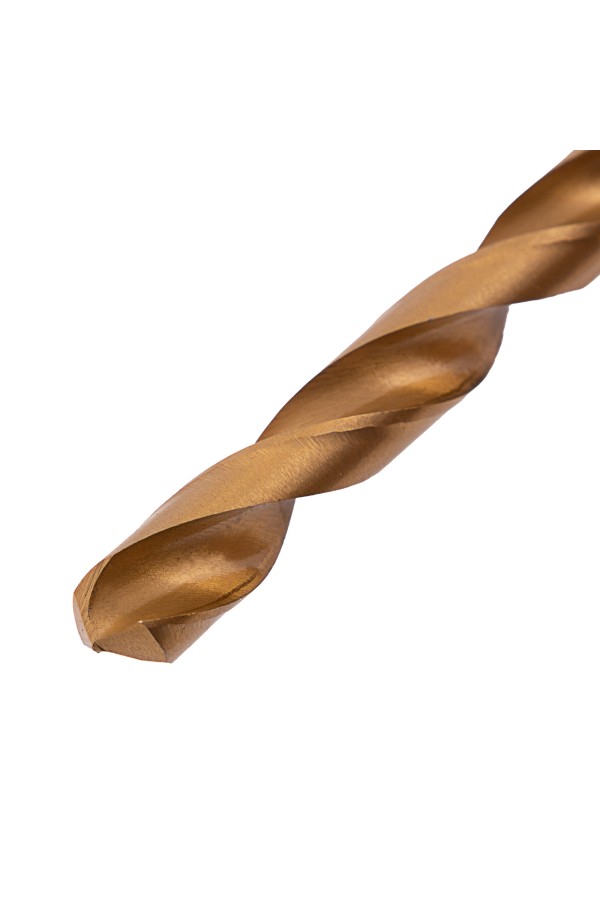 Сверло по металлу, 12 мм, HSS, нитридтитановое покрытие, цилиндрический хвостовик Matrix