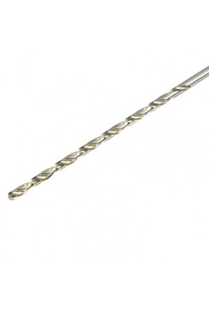 Сверло спиральное по металлу, 2.5 х 95 мм Р6М5, удлиненное, 2 шт Барс