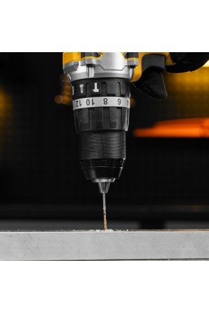 Сверло спиральное по металлу 2 x 49 мм, Р6М5, Golden Tip , 2шт. Denzel