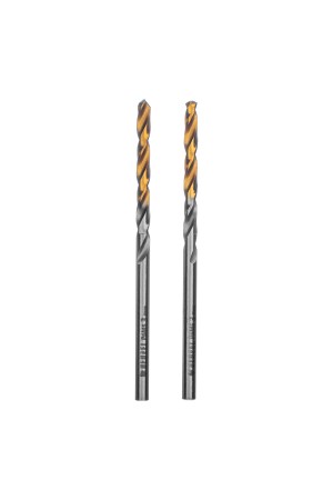 Сверло спиральное по металлу 3 x 60 мм, Р6М5, Golden Tip , 2шт. Denzel